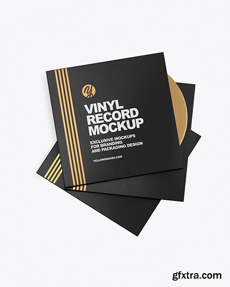 Vinyl Record Sleeves Mockup 86365