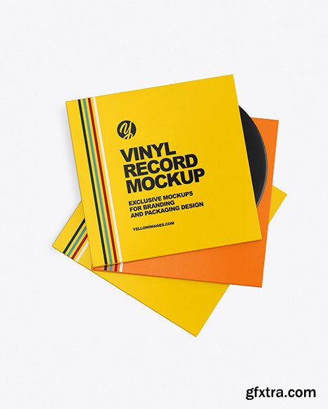 Vinyl Record Sleeves Mockup 86365