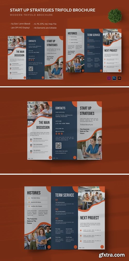 Start Up Strategies - Trifold Brochure