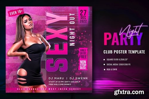 Clubs Parties Flyer Template