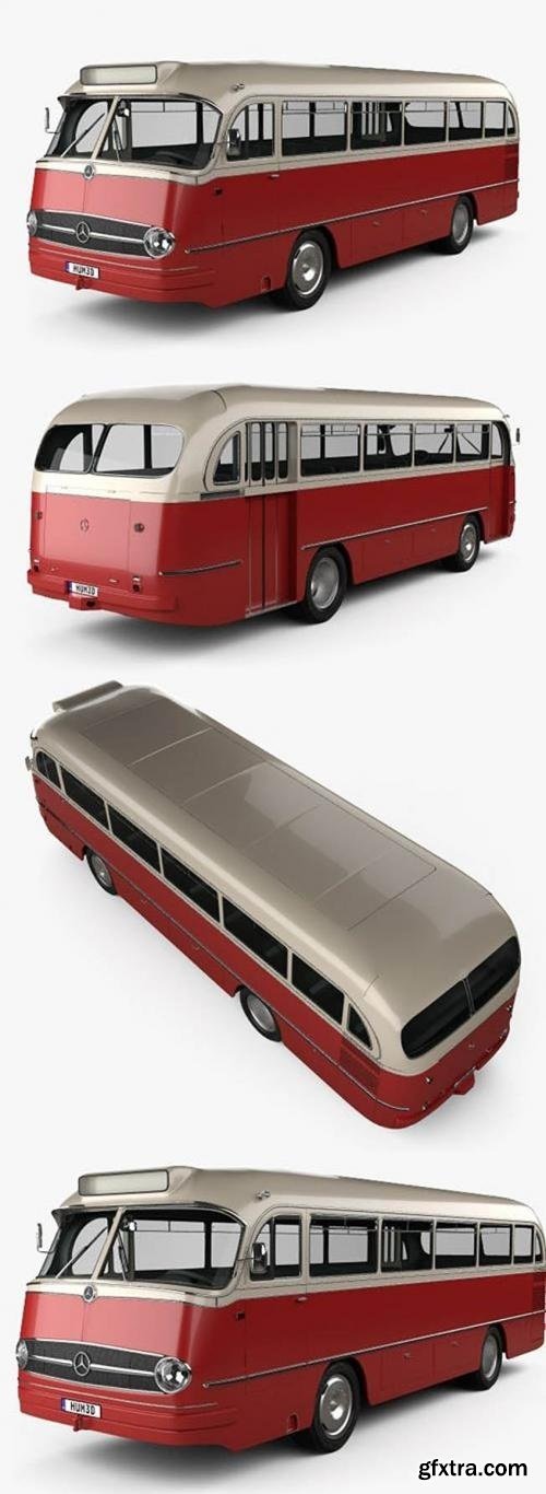 Mercedes-Benz O 321 H Bus 1954 3D model