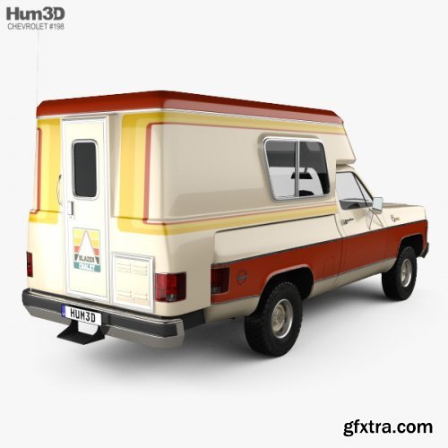 Chevrolet Blazer Chalet 1976 3D model