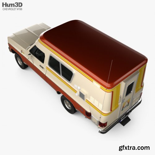 Chevrolet Blazer Chalet 1976 3D model