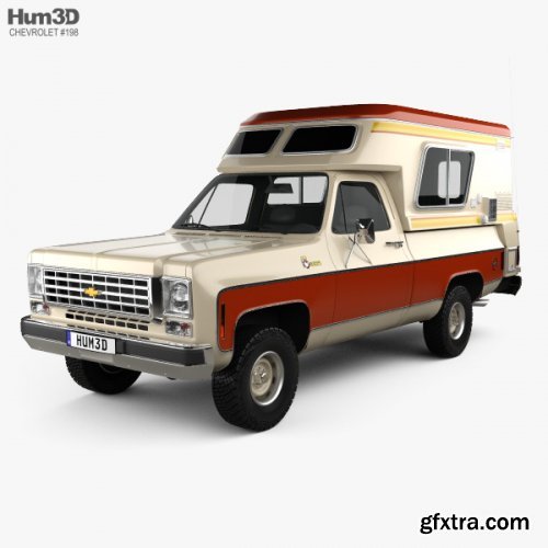 Chevrolet Blazer Chalet 1976 3D model