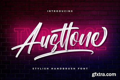 Austtone - Brush Font