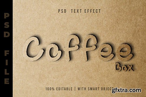 Psd Text Editable - Coffee Packaging Style