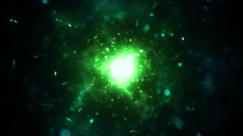 Videohive - Chaotic Magic Particle Background - 33093961 - 33093961