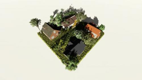 Videohive - Isometric suburban village - 33098670 - 33098670