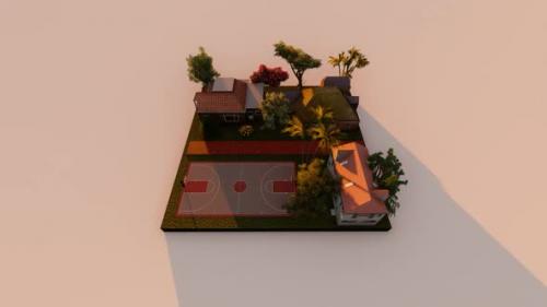 Videohive - Village isometric - 33098685 - 33098685