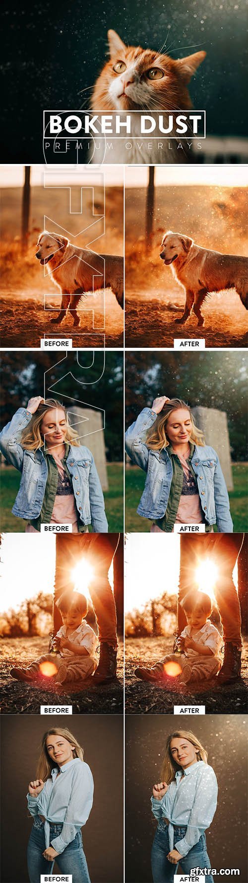 CreativeMarket - 30 Bokeh Dust Overlays 5930979