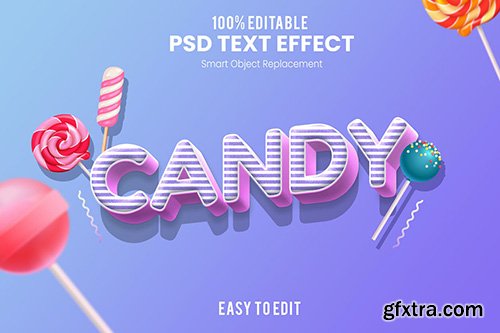 Candy - Fun 3d Text Effect