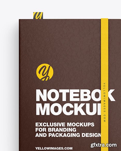 Leather Notebook with Pen Mockup 85953