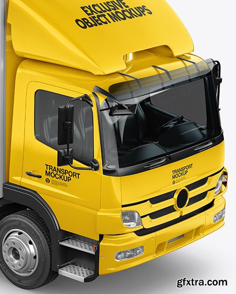 Truck Mockup - Half Side View 85967