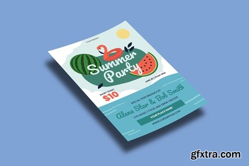 Summer Beach Party – Flyers Template