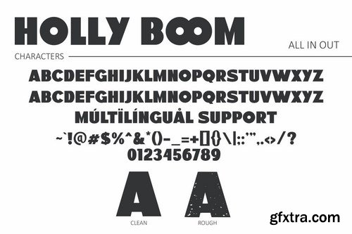 Holly Boom Advertisement Font