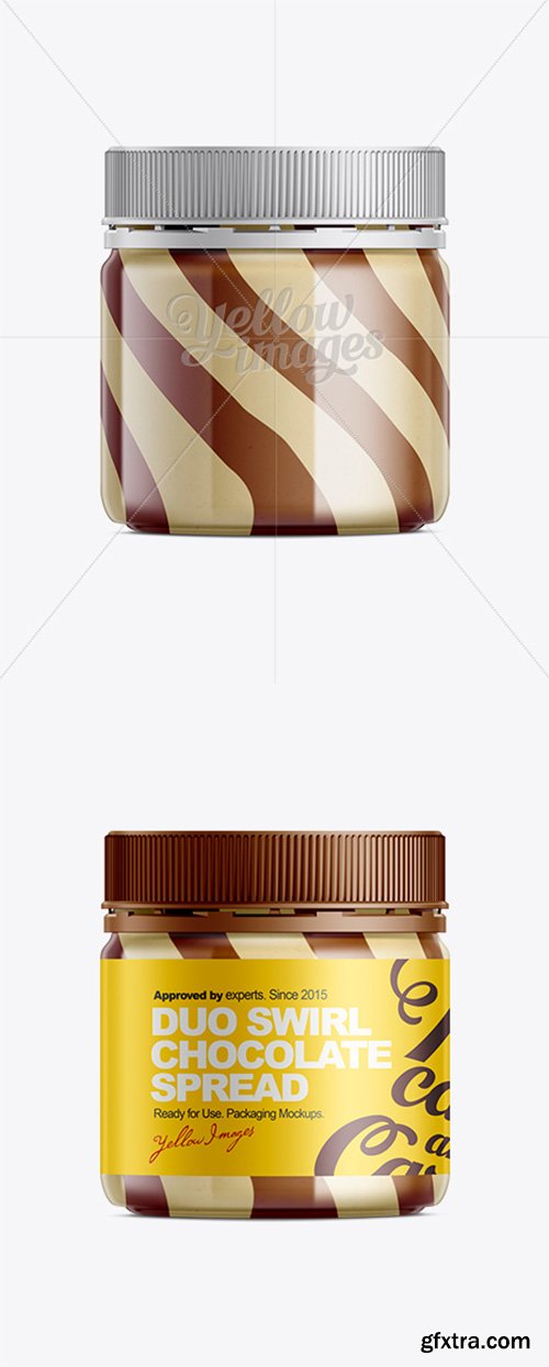 Duo Swirl Chocolate Spread Mockup 10537