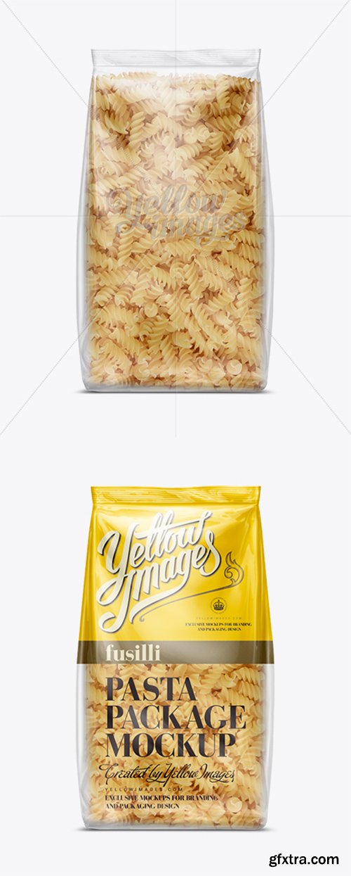 Fusilli Pasta Bag Mockup 11401