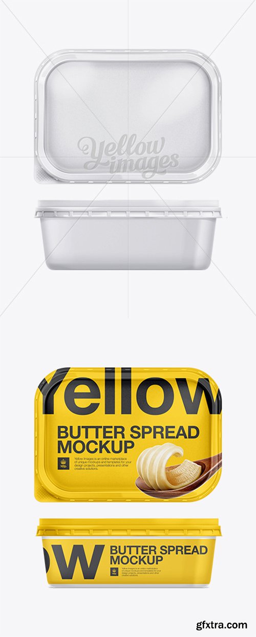 400g Spread Container Mockup 10907