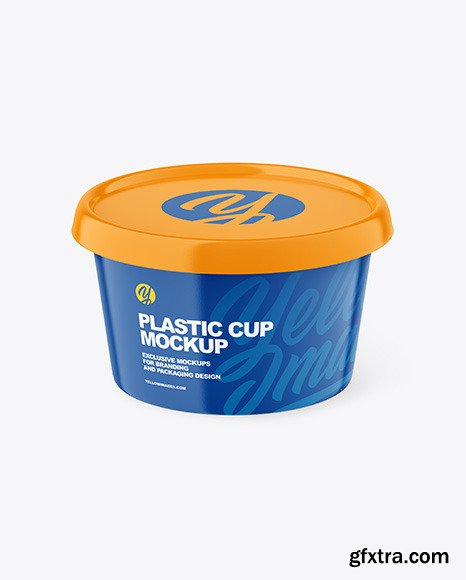 Glossy Plastic Cup Mockup 85580