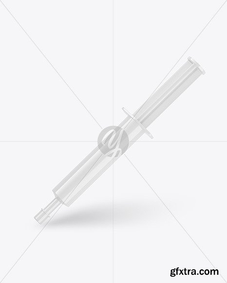 Glossy Syringe Mockup 86342