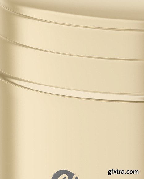 Metallic Storage Jar Mockup 86323