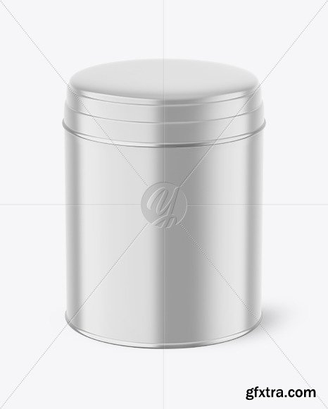 Metallic Storage Jar Mockup 86323