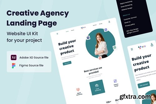 Creative Agency Website UI Kit