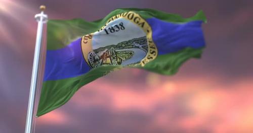 Videohive - Chattanooga City Flag, United States - 33051693 - 33051693