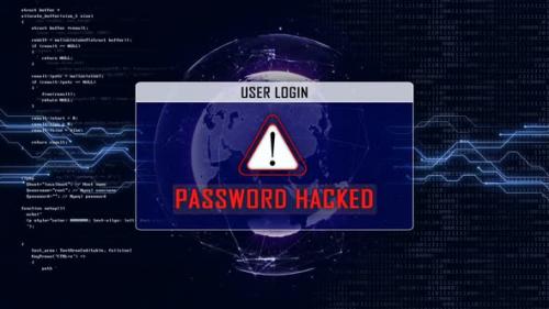 Videohive - Password Hacked Text and User Login Interface - 33052681 - 33052681