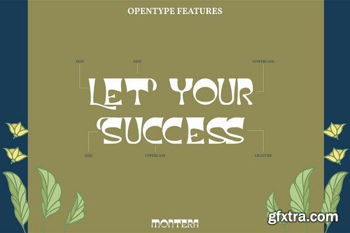 Montera Display Typeface Font