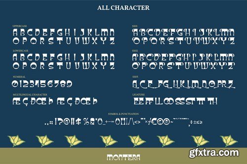 Montera Display Typeface Font