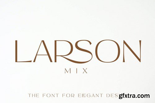 Larson Mix Modern Advertisement Font