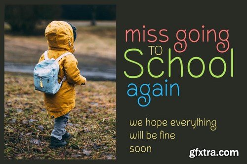 Childern School Education Font