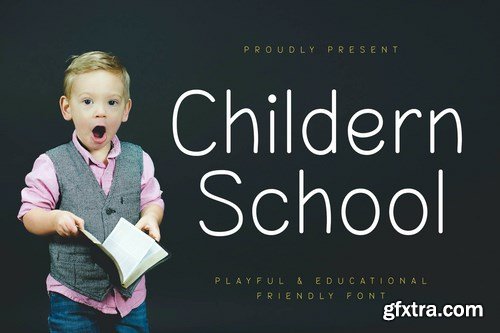 Childern School Education Font