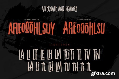 TROBOSH TYPEFACE BRUSH FONT