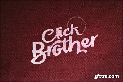 Click Brother Script Font