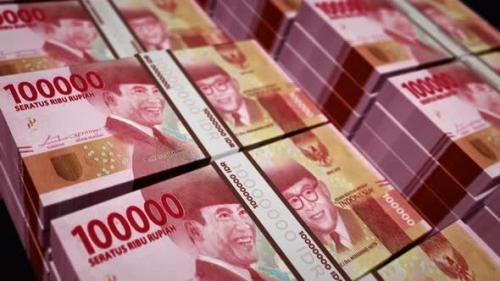 Videohive - Indonesian Rupiah money banknotes pack seamless loop - 33055281 - 33055281