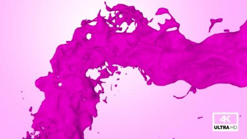 Videohive - Twisted Pink Paint Splash V6 - 33058027 - 33058027