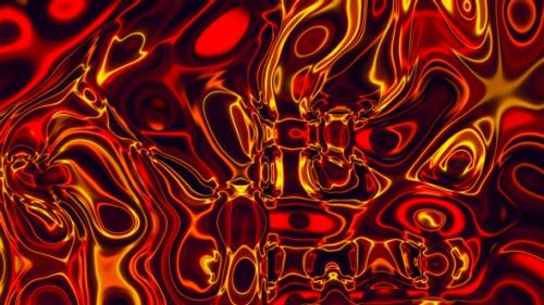 Videohive - Neon Red Line Abstract Background Seamless Loop V6 - 33058148 - 33058148