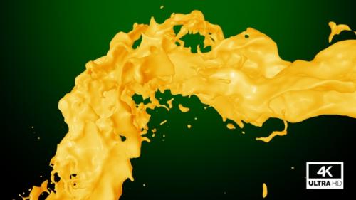 Videohive - Twisted Mango Juice Splash V6 - 33058439 - 33058439