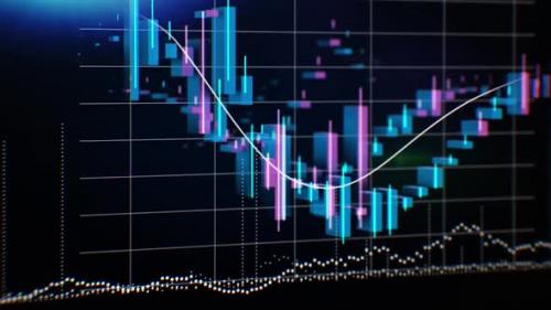 Videohive - Growing business chart in blue color - 33064300 - 33064300