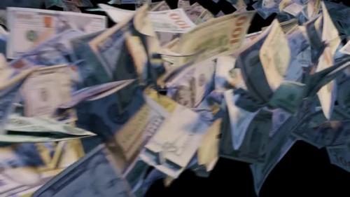 Videohive - Money fly away transition in wind - 33065983 - 33065983