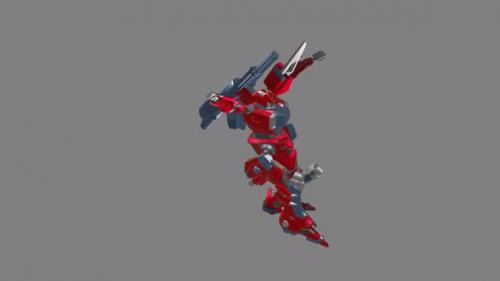 Videohive - Mecha with style Wide Arm Spell Casting - 33096503 - 33096503