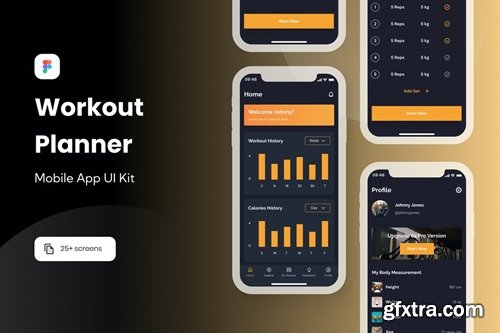 Quat - Workout Planner App UI Kit