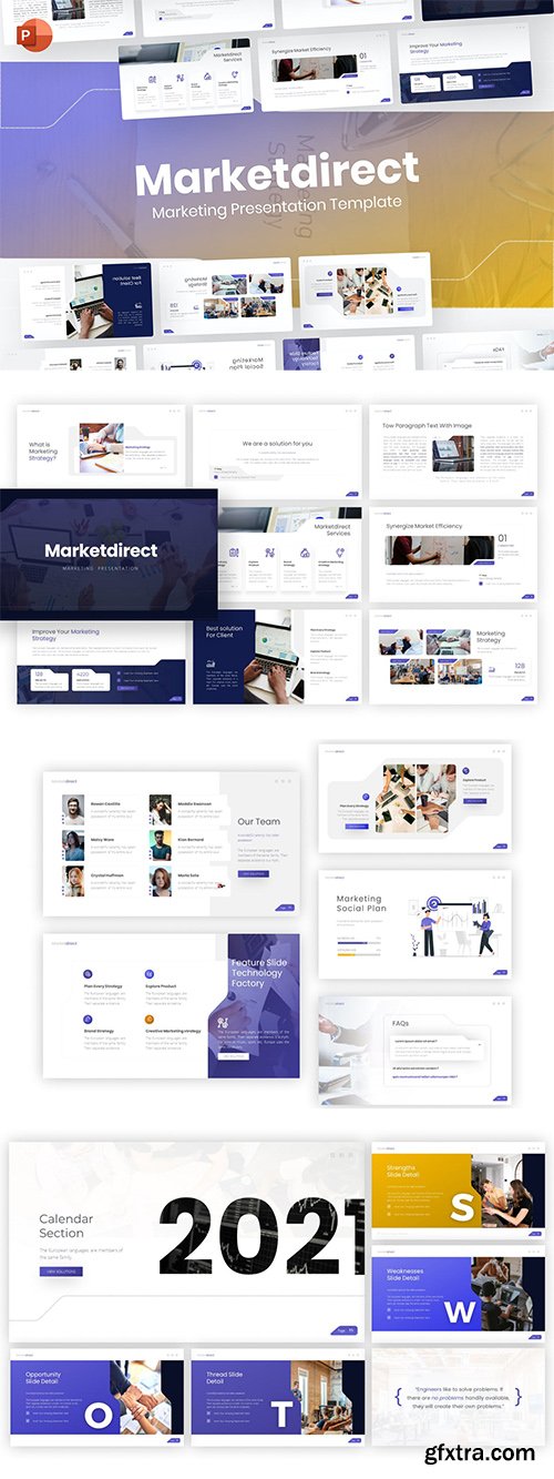 Marketdirect Marketing PowerPoint Template