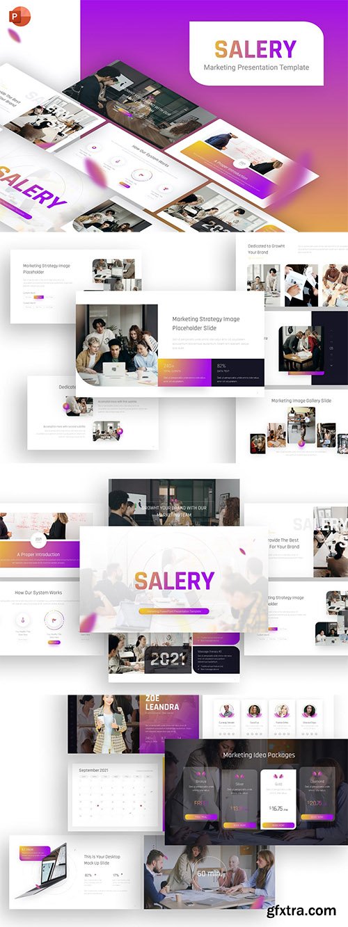 Salery Marketing PowerPoint Template