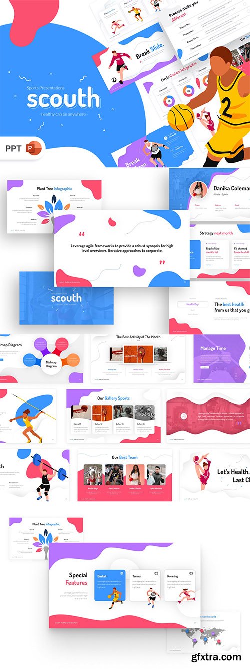 Scouth Sports Olympic PowerPoint Template