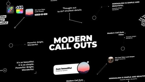 Videohive - Modern Call Outs - 33120679 - 33120679