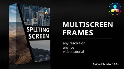 Videohive - Multiscreen Frames for DaVinci Resolve - 33139265 - 33139265