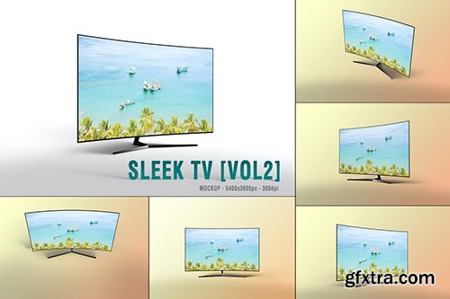 Sleek TV Mockup [VOL2] C7EYHBJ